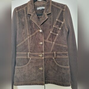 Y2K Brown Denim&Co Women's Jacket
